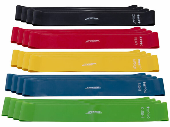 Pack de 20 élastiques de fitness de la marque Speeron