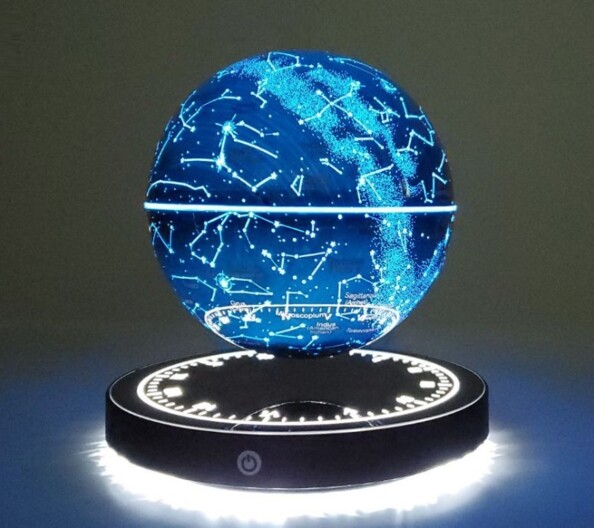 Globe à lévitation magnétique avec carte des constellations (Reconditionné)