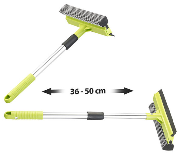 raclette lave vite et fenetres extensible 36 à 50 cm avec eponge microfibre pearl
