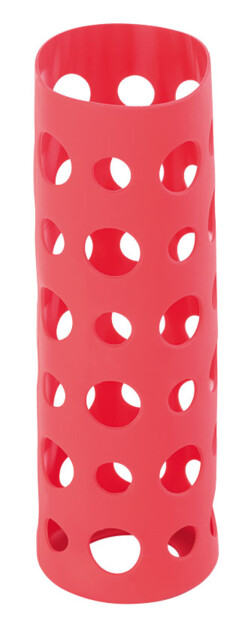 Housse en silicone 20 cm pour bouteille en verre - Rouge