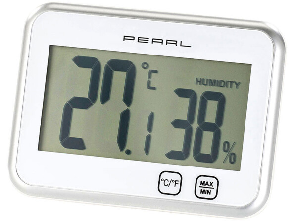 Thermomètre hygromètre électronique tactile Pearl