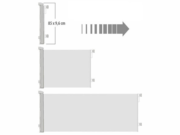 Barrière de sécurité extensible 1,40 m 