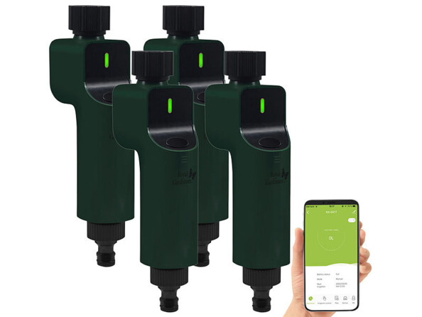 4 valves d'arrosage connectées avec passerelle Zigbee avec commandes vocales