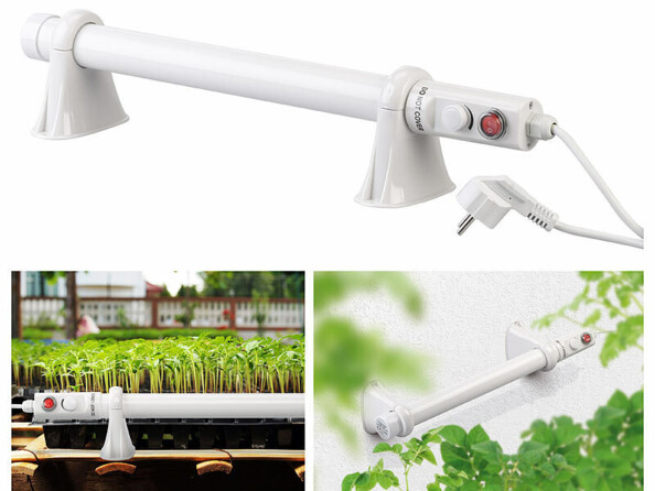 Radiateur tubulaire électrique 55 W pour serre de jardin