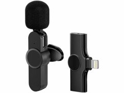 Mini microphone sans fil pour appareils avec connecteur Lightning
