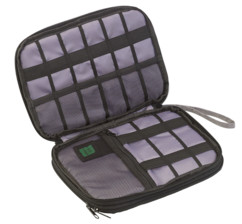 Pochette de transport avec compartiment rembourré pour tablette jusqu'à 8"
