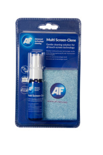 spray nettoyant multi ecran avec chiffon microfibre af multi screen clene