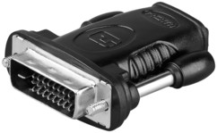adaptateur vidéo pour PC DVI vers écran HDMI goobay