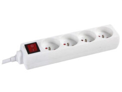 Multiprise avec 4 prises 230 V et interrupteur