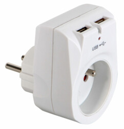parasurtenseur pour prise murale secteur avec sorties usb 5v pour alimentation smartphones et appareils mobiles