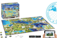 puzzle 4D grece ancienne avec localisation batiments national geographic 4d