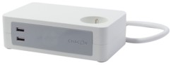 Bloc multiprise de bureau - 3 prise + 2 USB