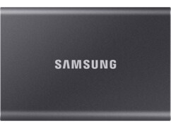 Disque dur externe portable SSD T7 2 To coloris gris titane de la marque Samsung