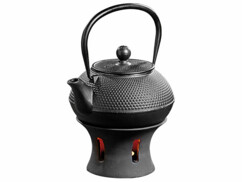 Pack Théière asiatique et réchaud en fonte