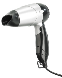 Sèche-cheveux de voyage compact et pliable à deux vitesses par Sichler