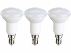 Pack de 3 spots LED E14 réflecteur R50 Luminea.