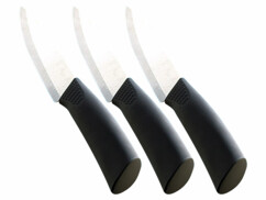 3 couteaux professionnels en céramique - Lame 12,5 cm