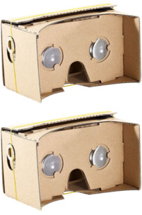 2 lunettes de réalité virtuelle pour smartphones - 4-5"