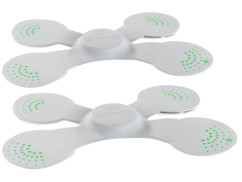2 électrostimulateurs EMS en silicone à 4 patchs EM-240