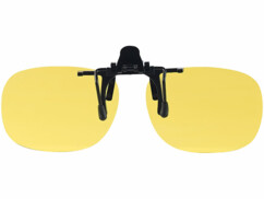 Surlunettes à clip pour conduite nocturne - Rondes