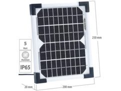 Panneau solaire à cellules monocristallines - 5 W Revolt
