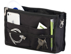 organiseur de sac a main pochette poches pour clés cable telephone smartphone objets