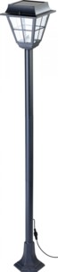 Lampadaire de jardin à LED - Hybride