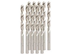 Pack de 10 forets HSS avec revêtement titane - 6 mm