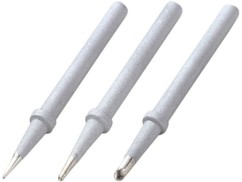 3 pannes en céramiques pour fer à souder Basic et Premium