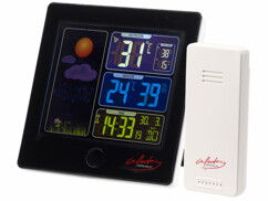 Station météo digitale radio-pilotée avec capteur extérieur par Infactory