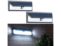 Pack de 2 appliques murales solaires WL-1380.solar avec matériel de montage et mode d'emploi en français
