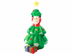 Sapin de Noël autogonflant animé, 155 cm