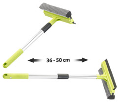 raclette lave vite et fenetres extensible 36 à 50 cm avec eponge microfibre pearl