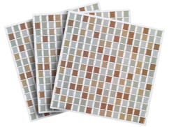 Mosaïque autocollante pour carrelage "Bronze"