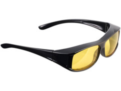 surlunettes verres jaunes et polarisées pour conduite de nuit