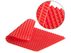Tapis de cuisson en silicone avec revêtement antiadhésif et picots pyramidaux