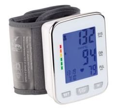 Tensiomètre-bracelet électronique à 2 x 60 emplacements de mémorisation