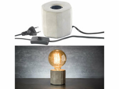 Lampe de table décorative design béton de la marque Lunartec
