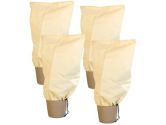 4 housses d'hivernage M - 80 x 60 cm, 70 g/m²