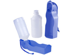 2 distributeurs d'eau nomades 250 ml pour chien