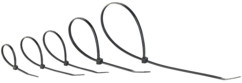 lot de 500 colliers de serrage rilzan rizlan rilsan rislan largeur 7mm 5 longueurs serre cable