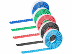 5 bandes adhésives 1 m pour briques de construction - 5 couleurs