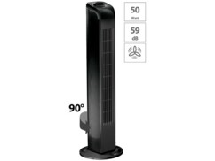 Ventilateur colonne à 3 niveaux de vitesse et oscillation à 90° VT-200 Sichler Haushaltsgeräte