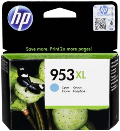 cartouche hp 953xl cyan pour officejet pro 7740, 8218, 8710 8715 8720 8725 8730 8740 8745