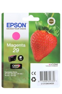 cartouche originale epson 29 fraise strawberry magenta