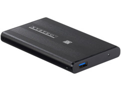 Boîtier USB 3.0 pour disque dur S-ATA 2.5'' Xystec. Pour disques durs SATA 2,5" jusqu'à 1,5 To