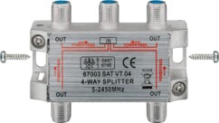 Splitter 4 directions TV/Sat II