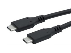 Câble USB-C mâle vers USB-C mâle USB 3.2 Gen 2 100 W / 5 m coloris noir de la marque Dexlan 