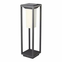 Piquet de jardin LED solar Samsung V-tac VT-66 - socle - anthracite - 3000K