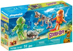 Playmobiil scooby doo avec fantôme du capitaine cutler